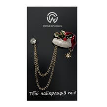 Металлический значок (пин) Santa Hat w/ Diamond, (12106)