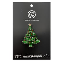 Металлический значок (пин) Christmas Tree, (12126)