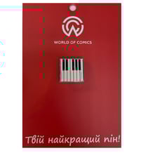 Металевий значок (пін) Piano Keys, (13337)