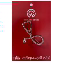Металевий значок (пін) Stethoscope, (13357)
