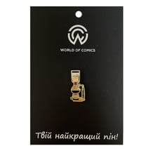 Металевий значок (пін) Coffee Maker (Gold), (13390)