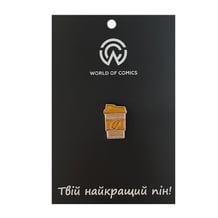Металевий значок (пін) Coffee Cup, (13396)