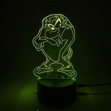 Акриловый светильник Looney Tunes: Tasmanian Devil (Taz), (44601)