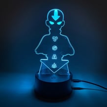 Акриловий світильник Avatar: The Last Airbender: Aang (Avatar Form w/Four Elements), (44615)