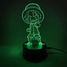 Акриловий світильник One Piece: Monkey D. Luffy (Fist Pose) (Chibi), (44664)