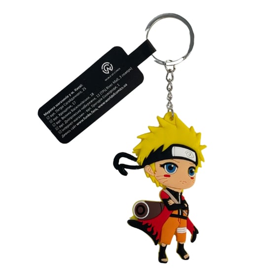 Брелок двухсторонний Naruto: Naruto (Sage Mode), (10006)