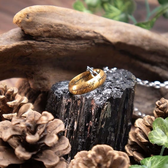 Кольцо The Noble Collection: Lord of the Rings: One Ring (Розмір: 10), (1001674) 3