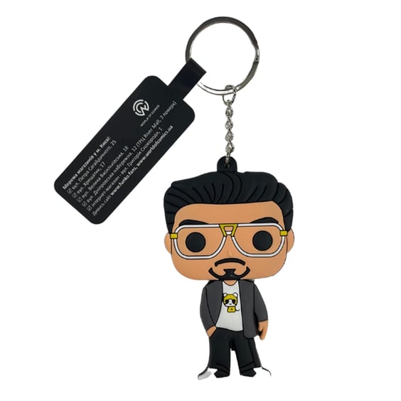 Брелок двухсторонний Marvel: Tony Stark (Iron Man), (10017)