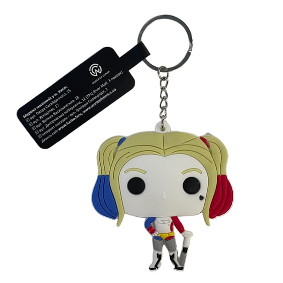 Брелок двухсторонний DC: Suicide Squad: Harley Quinn, (10028)