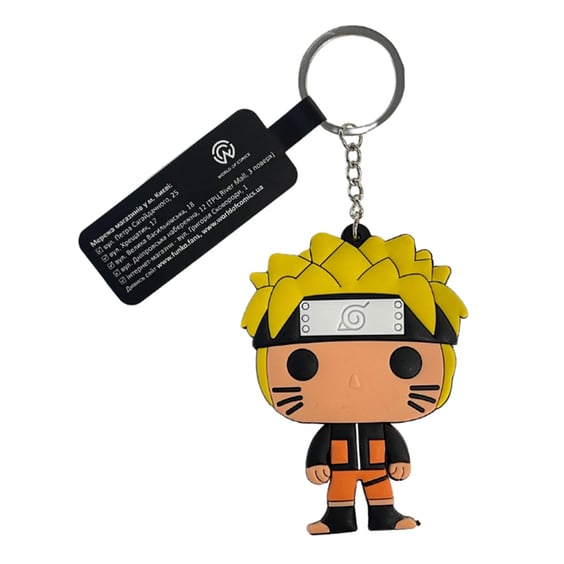 Брелок двухсторонний Naruto: Uzumaki, (10051)