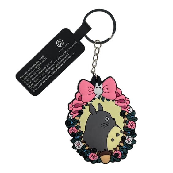 Брелок двухсторонний Studio Ghibli: My Neighbor Totoro: Totoro, (10065)
