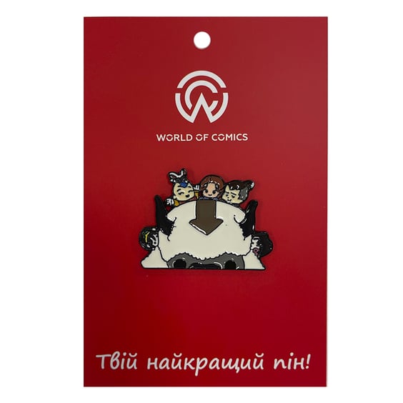 Металевий значок (пін) Avatar: The Legend of Aang: All Heroes, (10130)