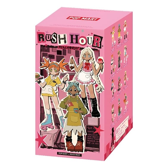 Фігурка Pop Mart: Peach Riot: Rush Hour Series (Blind Box: 1 з 13) (Secret Edition), (1029333) 2