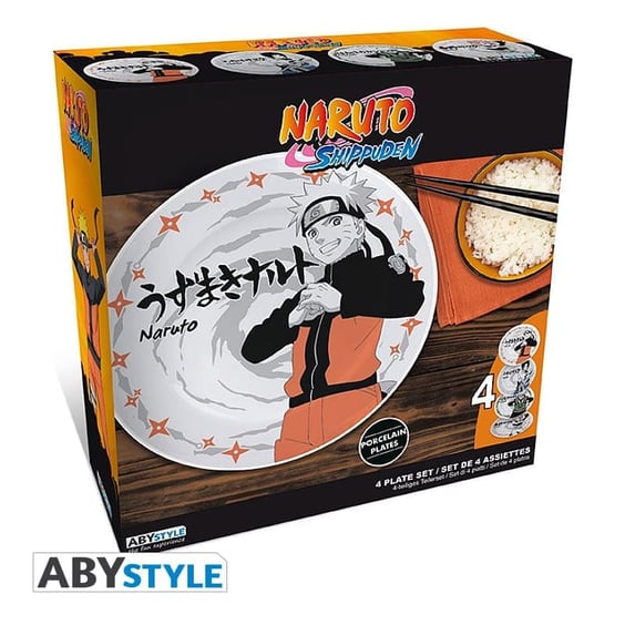 Набір тарілок ABYstyle: Naruto: Naruto, Saske, Kakashi and Sakura, (103431) 6