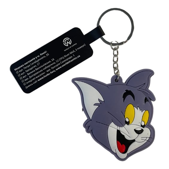 Брелок двухсторонний Tom & Jerry: Tom, (10478)