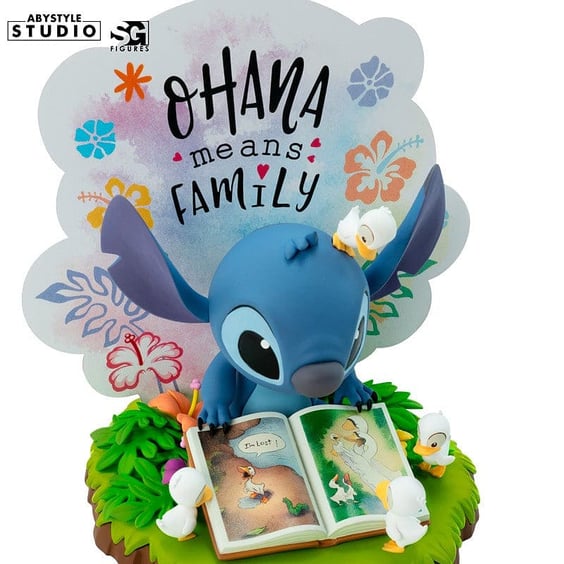Колекційна фігурка ABYstyle Studio: Super Figure Collection: Disney: Lilo & Stitch: Stitch: «Ohana means family», (104902) 4