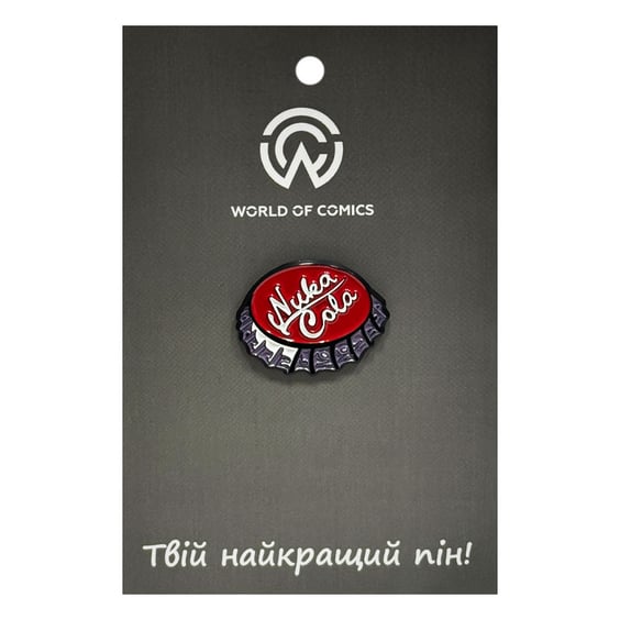 Металевий значок (пін) Fallout: Nuka-Cola Cap, (10592)