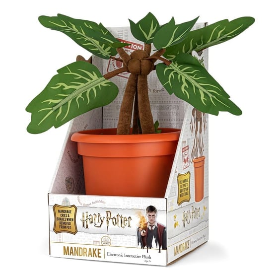 Інтерактивна м'яка іграшка The Noble Collection: Wizarding World: Harry Potter: Mandrake, (106303) 7