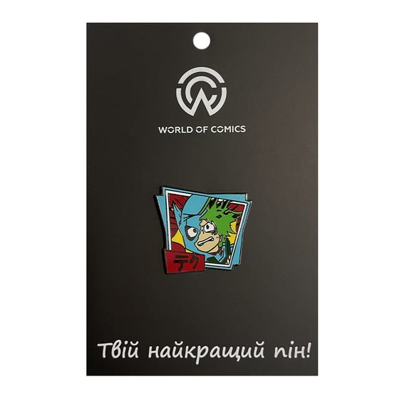 Металлический значок (пин) My Hero Academia: Deku: «テク», (10805)