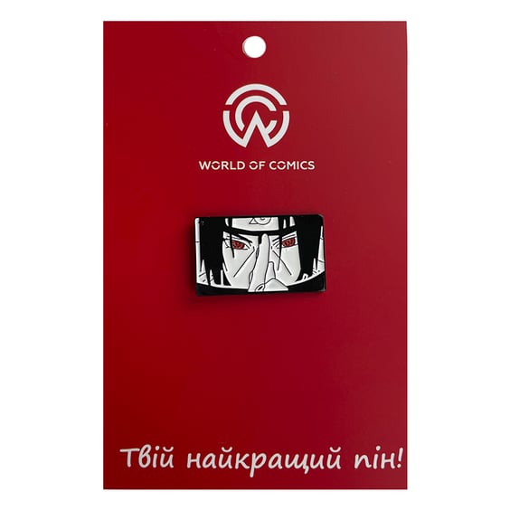 Металлический значок (пин) Naruto: Itachi Uchiha (Genjutsu), (10828)