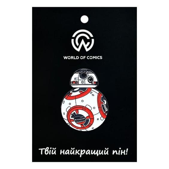 Металевий значок (пін) Star Wars: BB-8 (Big), (10909)