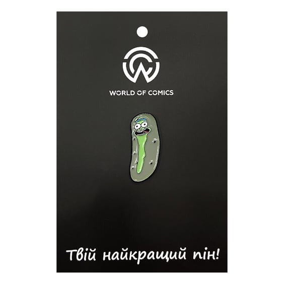 Металевий значок (пін) Rick & Morty: Pickle Rick, (10917)