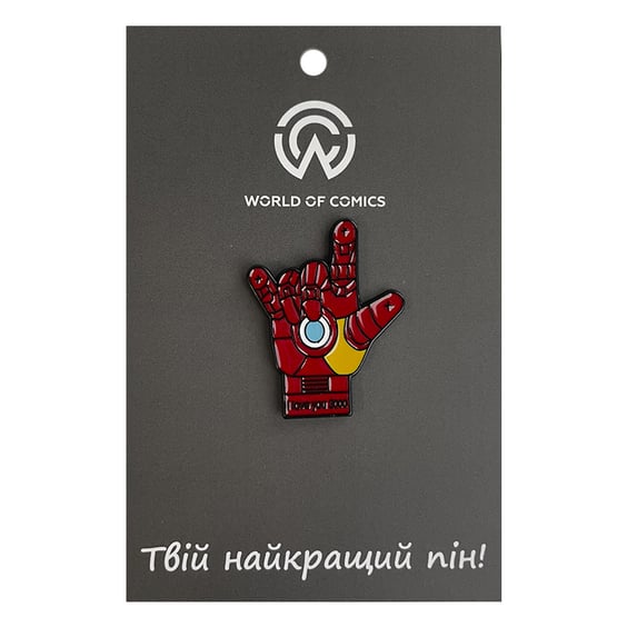 Металлический значок (пин) Marvel: Iron Man (Rock You), (10924)