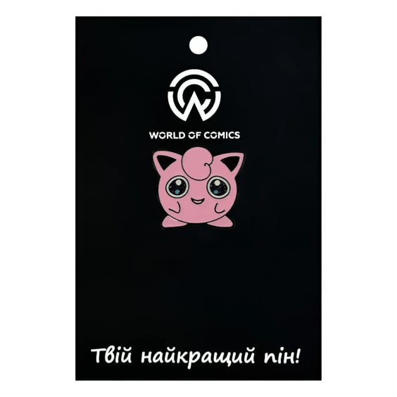 Металевий значок (пін) Pokemon: Jigglypuff, (10962)