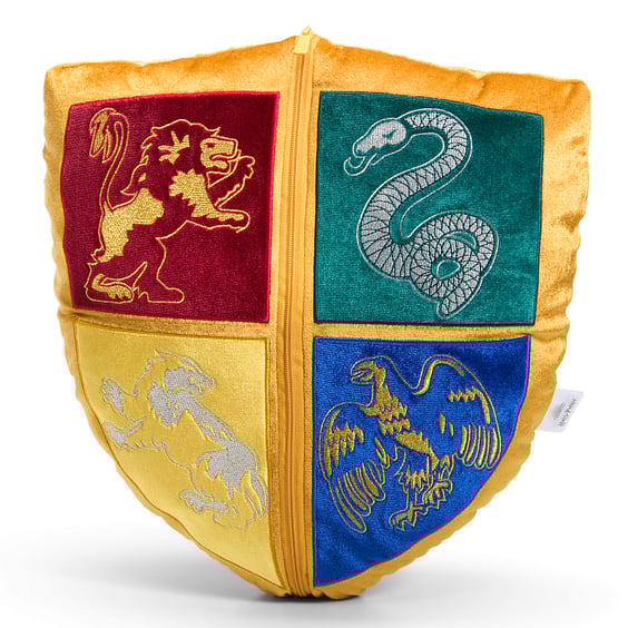 М'яка іграшка-подушка The Noble Collection: Wizarding World: Harry Potter: Quidditch Crest and Snitch, (109816) 2