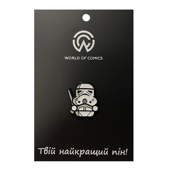 Металлический значок (пин) Star Wars: Stormtrooper (Chibi), (10987)
