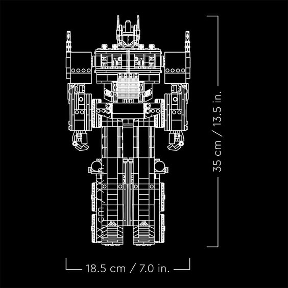 Конструктор LEGO: Icons: Transformers: Optimus Prime, (110302) 7