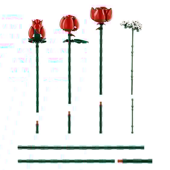 Конструктор LEGO: Icons: Botanical Collection: Bouquet of Roses, (10328) 5