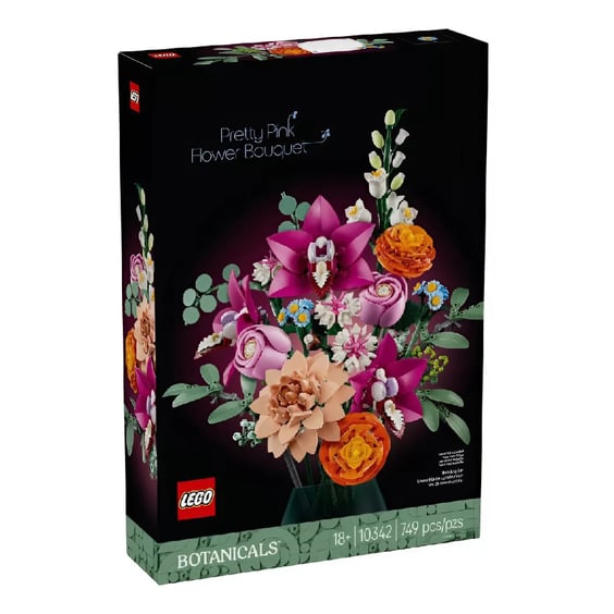 Конструктор LEGO: Icons: Botanical Collection: Pretty Pink Flower Bouquet, (110342) 7