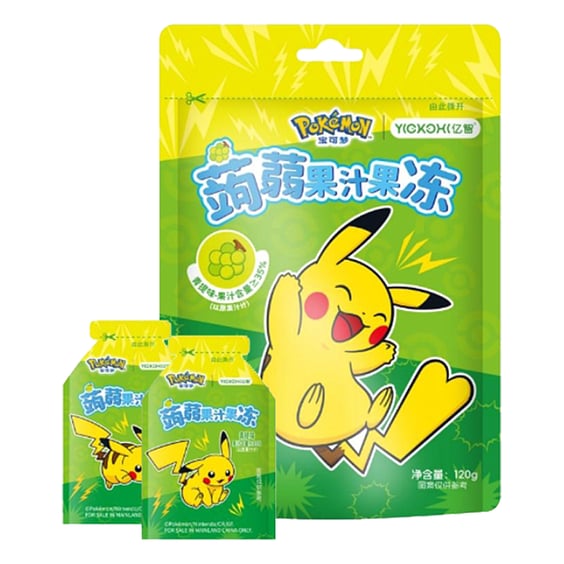 Желейні цукерки Yizhi: Pokemon: Pikachu: Green Grape, (110863)