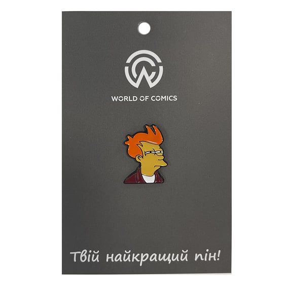 Металлический значок (пин) Futurama: Fry (Meme), (11099)