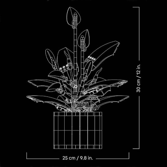 Конструктор LEGO: Botanical Collection: Peace Lily, (111504) 6