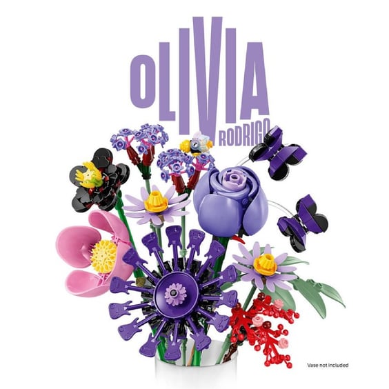 Конструктор LEGO: Editions: Botanical Collection: Olivia Rodrigo's Flower Bouquet, (111507) 5
