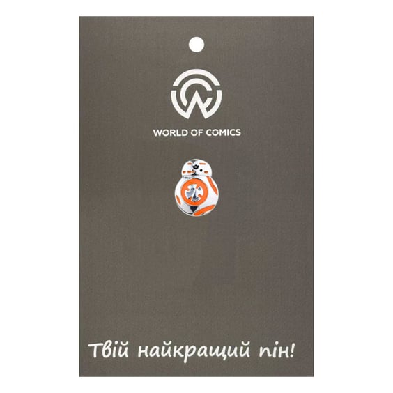 Металевий значок (пін) Star Wars: BB-8, (11329)