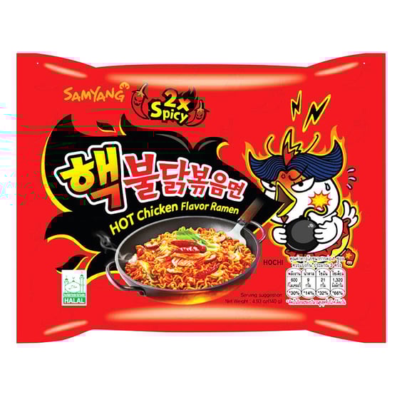 Локшина Samyang: Buldak: 2X Spicy Chicken, (113428)