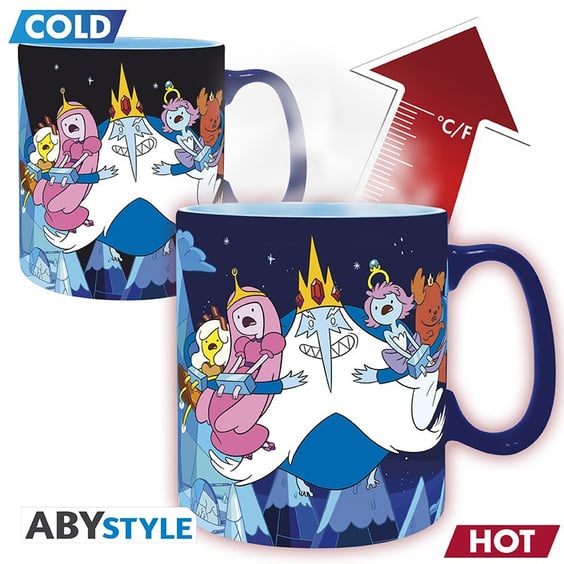Кухоль-хамелеон ABYstyle: Adventure Time: Ice King and Princesses, (113553) 2