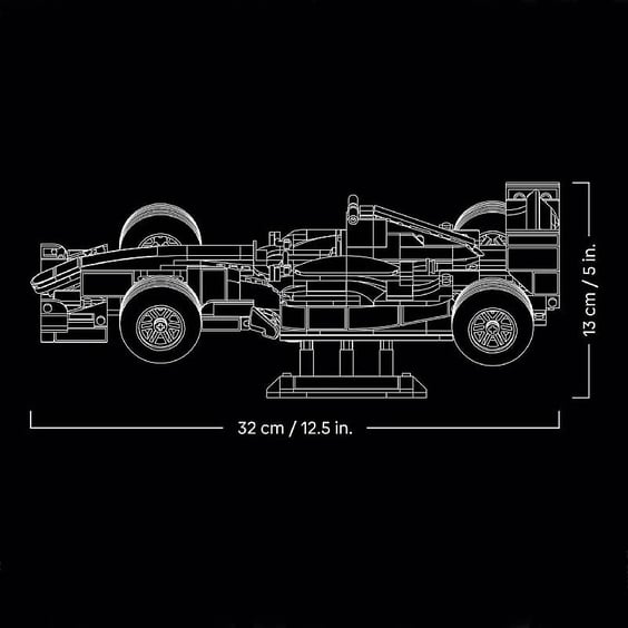 Конструктор LEGO: Icons: Ferrari: F2004 and Michael Schumacher, (113751) 9