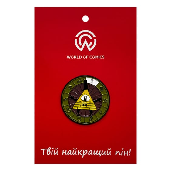 Металлический значок (пин) Gravity Falls: Bill Cipher, (11429)