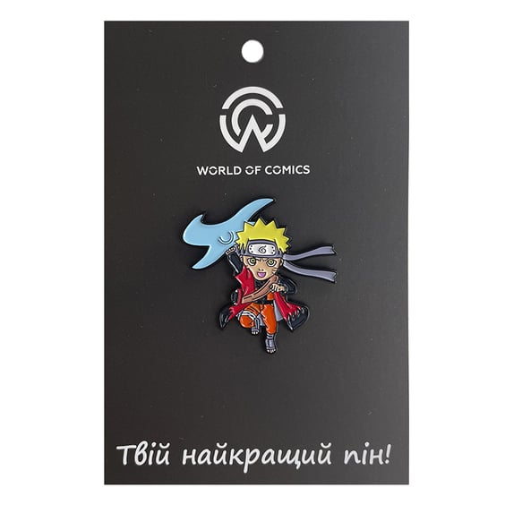 Металлический значок (пин) Naruto: Naruto w/ Rasenshuriken (Sage Mod), (11458)