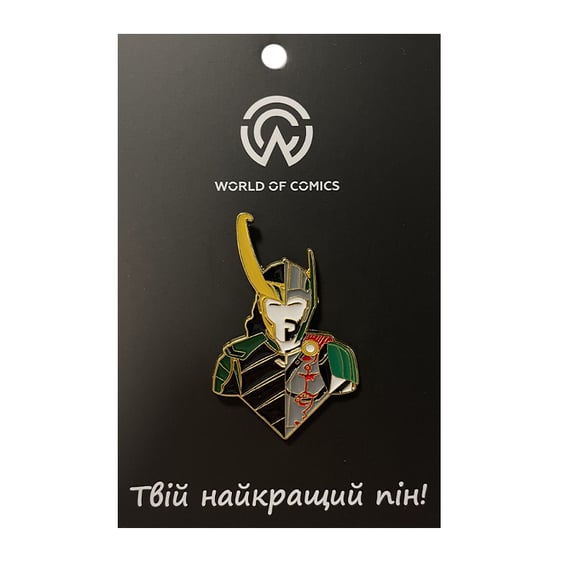 Металевий значок (пін) Marvel: Loki / Thor, (11537)