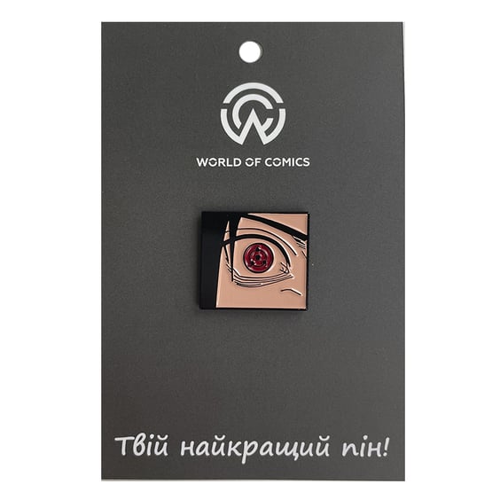 Металевий значок (пін) Naruto: Itachi's Sharingan, (11542)