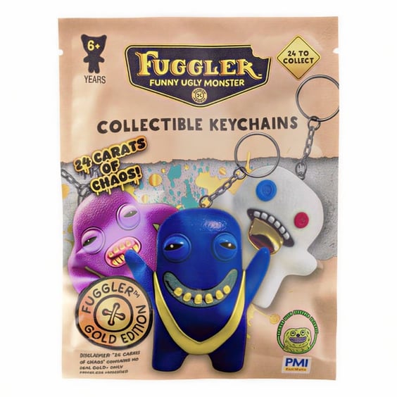 Брелок Fuggler: Collectible Keychains: Gold Edition: Series 3 (Blind Box: 1 з 24), (11550)