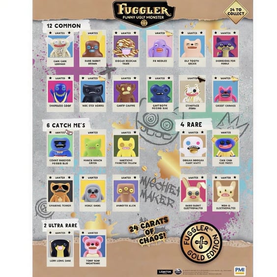 Брелок Fuggler: Collectible Keychains: Gold Edition: Series 3 (Blind Box: 1 з 24), (11550) 6