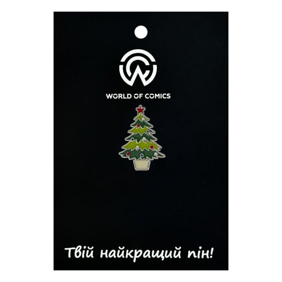 Металлический значок (пин) Christmas Tree, (11803)
