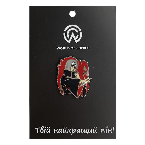 Металевий значок (пін) Naruto: Itachi, (11828)