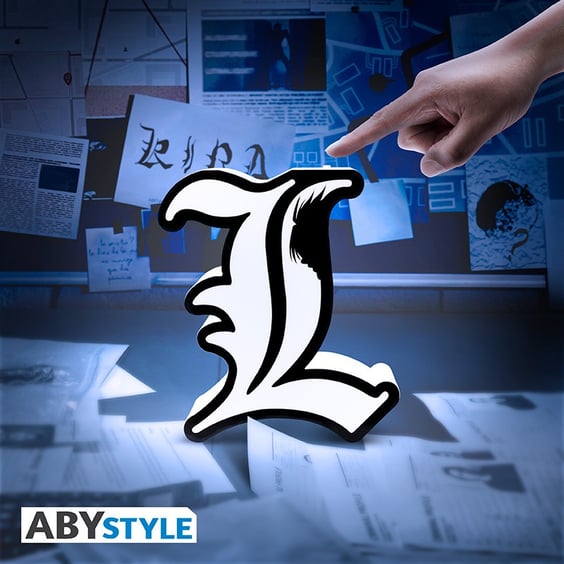 Світильник ABYstyle: Death Note: L: Logo, (119012) 8